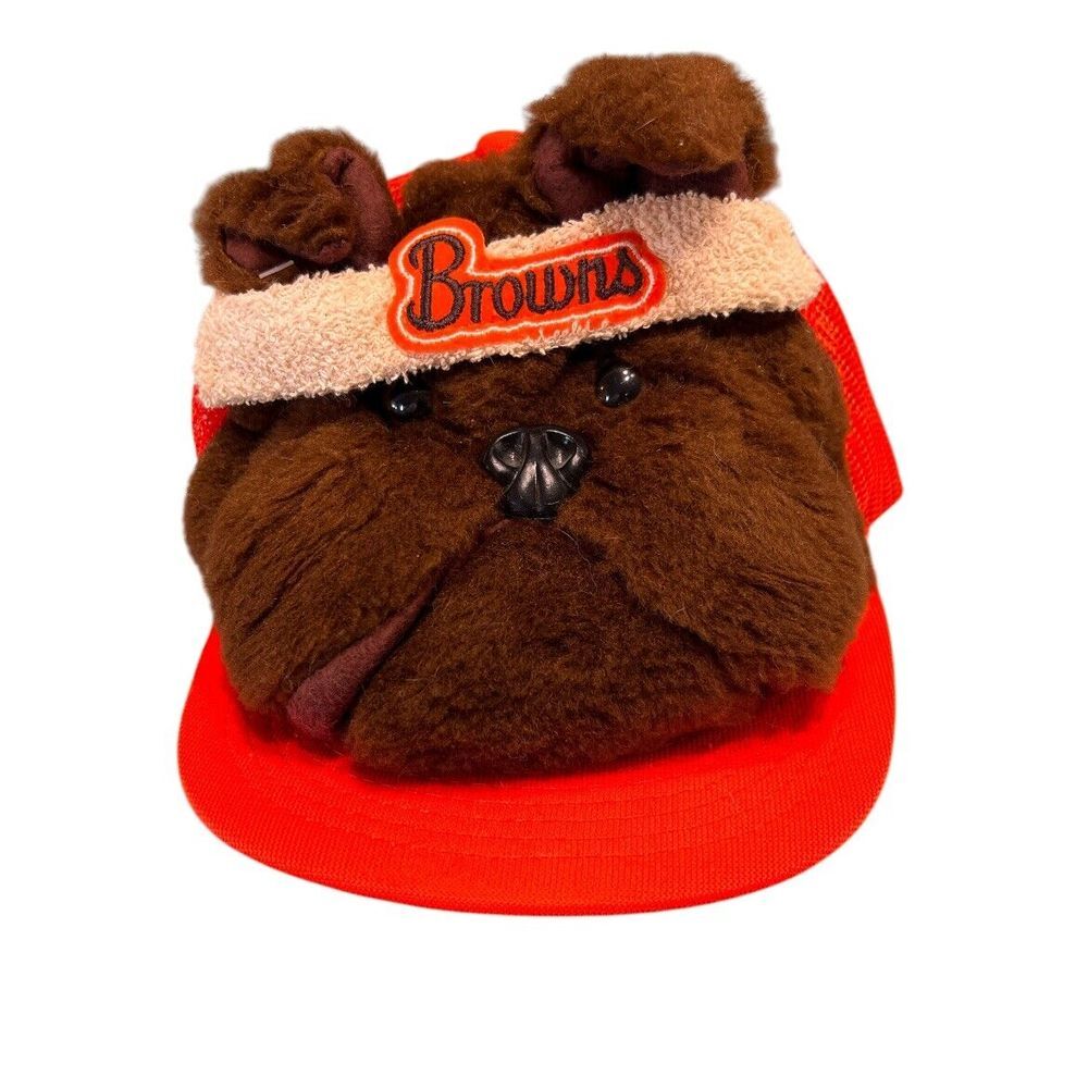 Cleveland Browns Hat Cap Dog Mascot The Rocking Horse NFL Snapback Vintage 1986
